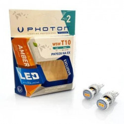 PHOTON LED EXCLUSIVE SERIES 6000K W5W крушка 12-24V 5W W2.1×9.5d amber CAN (2 бр.)