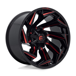 Fuel D755 REACTION джанти 22x12 8x165.1 125.1 ET-44, Gloss black