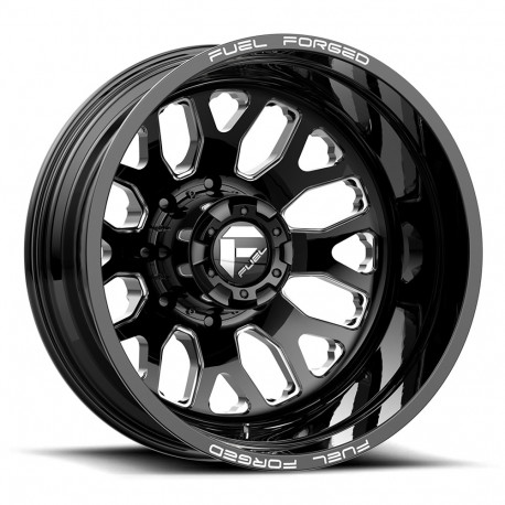 Алуминиеви джанти Fuel Fuel Mono DE19 FF19D джанти 24x8.25 8x165.1 121.5 ET-240, Gloss black | race-shop.bg