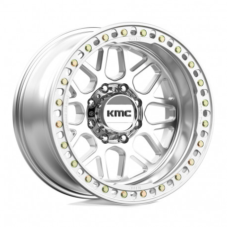 Алуминиеви джанти KMC KMC KM235 GRENADE CRAWL BEADLOCK джанти 20x10 8x165.1 125.1 ET-48, Silver | race-shop.bg