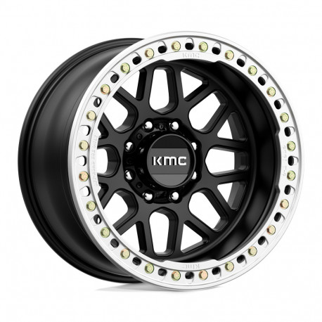 Алуминиеви джанти KMC KMC KM235 GRENADE CRAWL BEADLOCK джанти 20x10 8x165.1 125.1 ET-48, Satin black | race-shop.bg