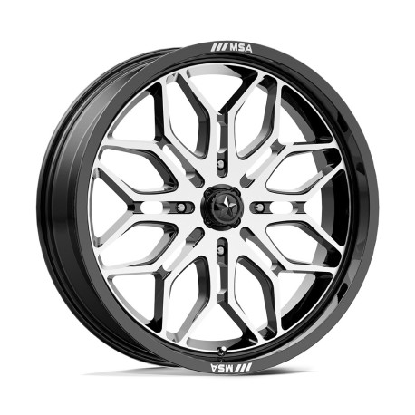 Алуминиеви джанти MSA MSA Offroad джантиs M47 SNIPER джанти 20x7 4x137 96 ET10, Gloss black | race-shop.bg