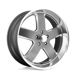 US Mag U118 HUSTLER джанти 20x8 5x120.65 72.56 ET1, Matte gun metal