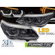 Осветление HEADLIGHTS ANGEL EYES LED 3D BLACK за BMW E60 E61 03-07 | race-shop.bg