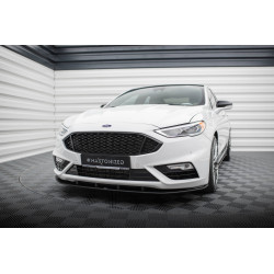 STREET PRO Преден сплитер + Flaps Ford Mondeo Sport Mk5 Фейслифт / Fusion Sport Mk2 Фейслифт