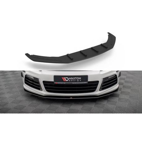 Бодикит и визуални аксесоари MAXTON DESIGN Street Pro преден сплитер + клапи за Volkswagen Scirocco R Mk3 | race-shop.bg