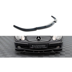 MAXTON DESIGN преден сплитер за Mercedes-Benz CLK W209, гланц черен, V2