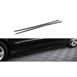 MAXTON DESIGN дифузьори за прагове на Mercedes-Benz CLK W209, гланц черен