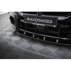 MAXTON DESIGN преден сплитер за BMW M2 G87, гланц черен, V3