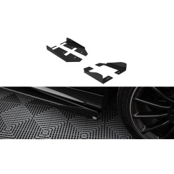 MAXTON DESIGN странични клапи за Mercedes-Benz A AMG-Line W176 Facelift, гланц черен