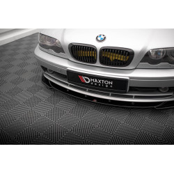 MAXTON DESIGN преден сплитер за BMW 3 Coupe E46, гланц черен, V1