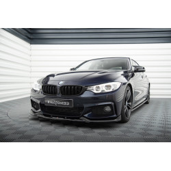 MAXTON DESIGN преден сплитер за BMW 4 Gran Coupe M-Pack F36, гланц черен, V1