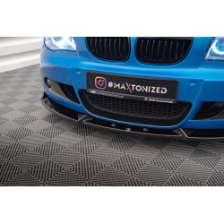 MAXTON DESIGN преден сплитер за BMW 1 M-Pack E87 Facelift, гланц черен, V2