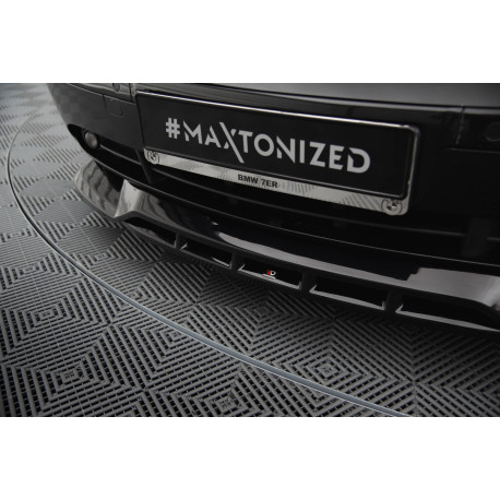 Бодикит и визуални аксесоари MAXTON DESIGN преден сплитер за BMW 7 E65, гланц черен | race-shop.bg