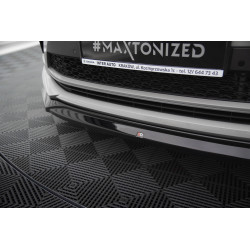 MAXTON DESIGN преден сплитер за Skoda Kodiaq RS Mk1 Facelift, гланц черен, V1