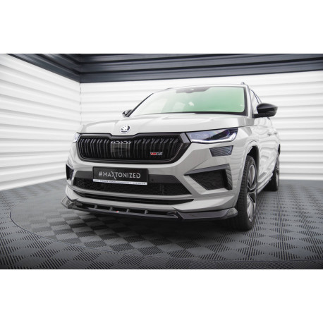Бодикит и визуални аксесоари Преден сплитер V2 Skoda Kodiaq RS Mk1 Фейслифт | race-shop.bg
