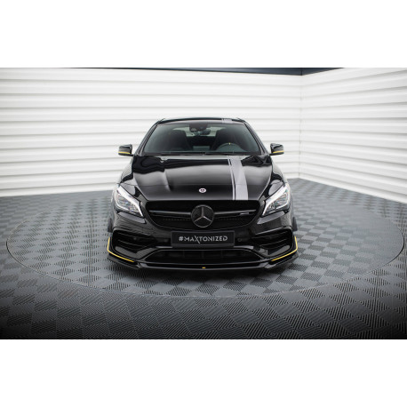 Бодикит и визуални аксесоари Преден сплитер V.4 Mercedes-AMG CLA 45 Aero C117 Фейслифт | race-shop.bg