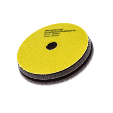 Аксесоари Koch Chemie Fine Cut Pad 126 x 23 mm - Полиращ диск жълт | race-shop.bg