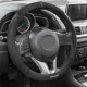 Steering wheel accessories SPARCO CORSA SPS103 калъф за волан, черен (PVC, микрофибър) | race-shop.bg