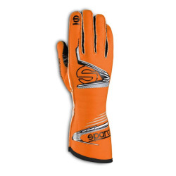 Race ръкавици Sparco Arrow с FIA (външен шев) оранжево/черно