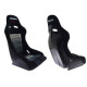 Спортни седалки без одобрение на FIA Спортна седалка GTR Bride Velvet черен Grey | race-shop.bg