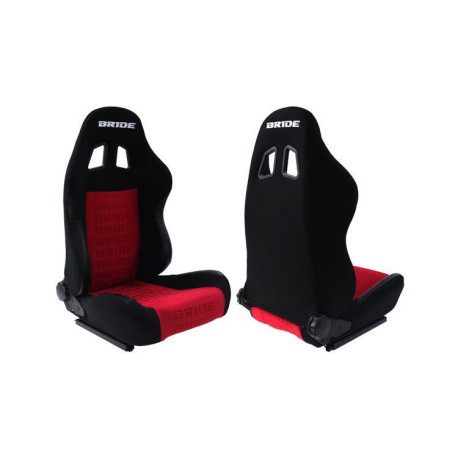 Спортни седалки без одобрение на FIA-регулируеми Спортна седалка RAPID Bride Velvet червен черен | race-shop.bg