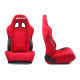 Спортни седалки без одобрение на FIA-регулируеми Спортна седалка RAPID Bride Velvet червен | race-shop.bg