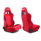 Спортни седалки без одобрение на FIA-регулируеми Спортна седалка RAPID Bride Velvet червен | race-shop.bg