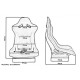 Спортни седалки без одобрение на FIA Спортна седалка EVO Bride Velvet черен Grey | race-shop.bg