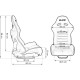 Спортни седалки без одобрение на FIA-регулируеми Спортна седалка SLIDE X3 suede черен L | race-shop.bg