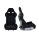 Спортни седалки без одобрение на FIA-регулируеми Спортна седалка SLIDE X3 suede черен L | race-shop.bg