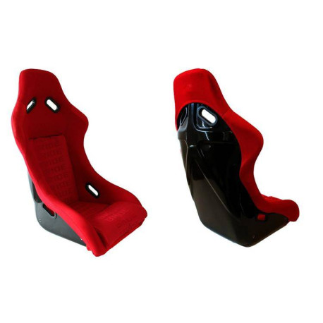 Спортни седалки без одобрение на FIA Спортна седалка EVO Velvet червен | race-shop.bg