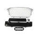 RACES решетка за Audi A4 B8 RS-Style 12-15 (за парктроник), сребристо-черен