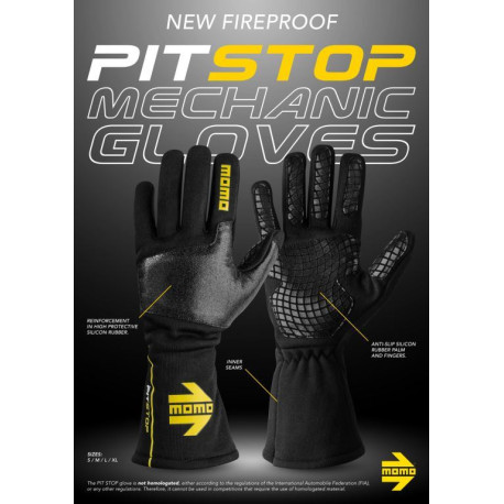 Ръкавици MOMO PIT STOP механични ръкавици | race-shop.bg