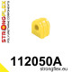R171 (04-11) STRONGFLEX - 112050A: Предна втулка на стабилизатора | race-shop.bg