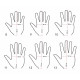 Ръкавици MOMO PERFORMANCE състезателни ръкавици с хомологация на FIA (външен шев), бяло | race-shop.bg