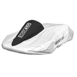 SPARCO Kart Cover silver/black