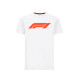 Тениски Мъжка тениска FORMULA ONE, бяло | race-shop.bg