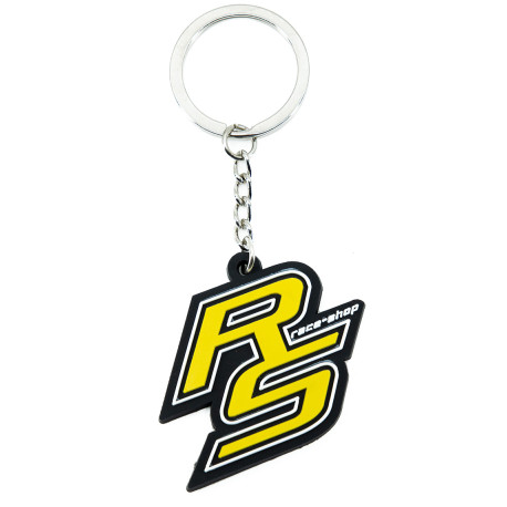 Ключодържатели RACES "RS" лого PVC ключодържател - Жълт | race-shop.bg