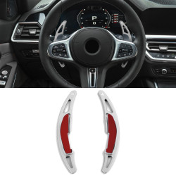 Алуминиеви пера за волан за BMW X5M F85 X6M F86 14-19, сребърни