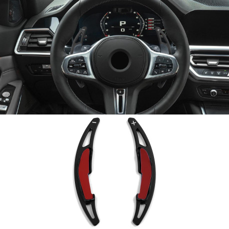 Пера за волан Алуминиеви пера за волан за BMW M2 F87 M3 F80 M4 F82 F83, черни | race-shop.bg