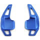 Paddle shifters Алуминиеви пера за волан за BMW 5er F10 F11 F07 6er F12 F13 F01, сини | race-shop.bg