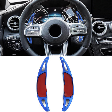 Пера за волан Алуминиеви пера за волан за Mercedes AMG GLE43 GLE53 63 W166 C292, сини | race-shop.bg