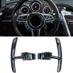 Carbon paddle shifters for Porsche 911 991.2 Boxster Cayman 718, черни