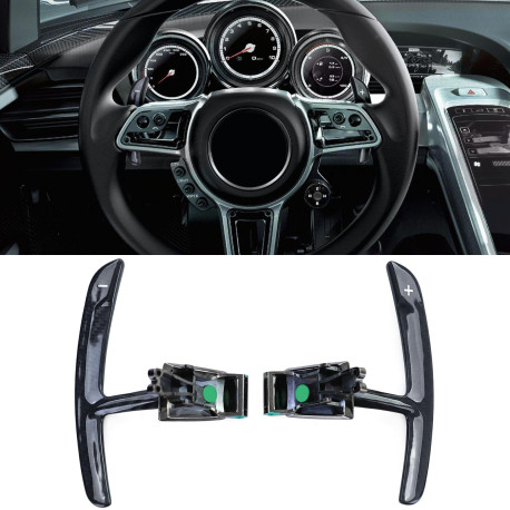 Пера за волан Carbon paddle shifters for Porsche Cayenne 92A Macan 95B ab 14, черни | race-shop.bg