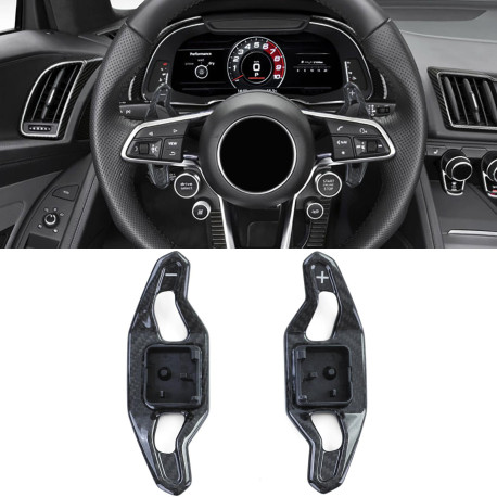 Пера за волан Carbon paddle shifters for Audi TT TTRS 8S FV ab 14 R8 4S ab 15, черни | race-shop.bg