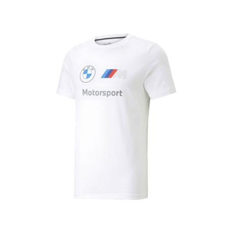 Тениски Мъжка тениска Puma BMW MMS ESS Logo - Бяла | race-shop.bg