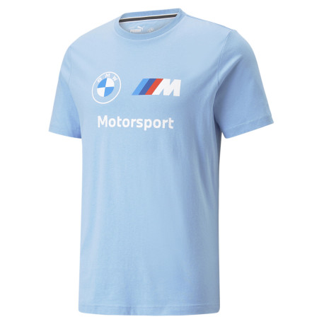 Тениски Мъжка тениска Puma BMW MMS ESS Logo - Sky синя | race-shop.bg