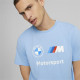 Тениски Мъжка тениска Puma BMW MMS ESS Logo - Sky синя | race-shop.bg