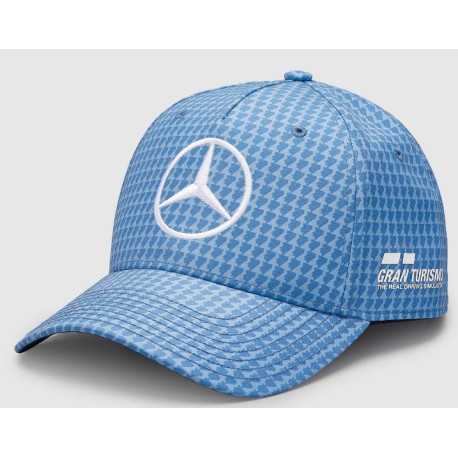 Шапки Mercedes-AMG Petronas Lewis Hamilton шапка, синя | race-shop.bg